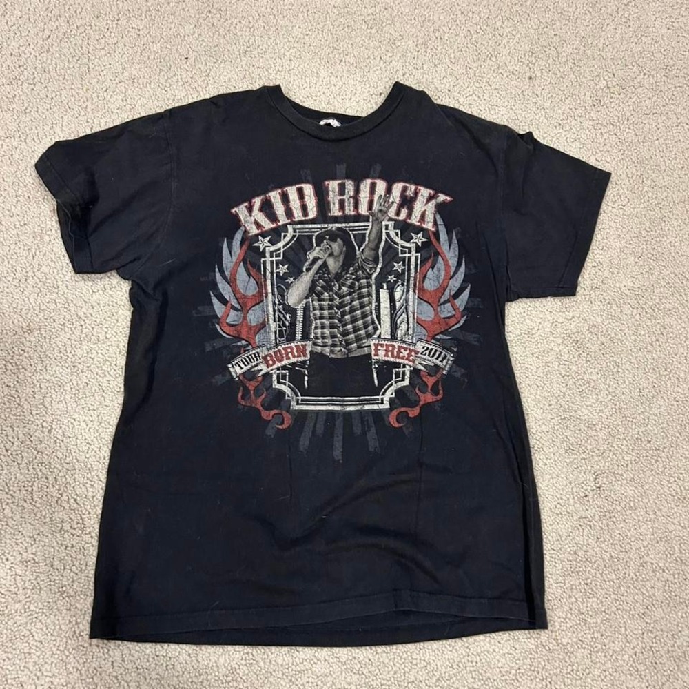 Black Kid Rock 2010‎ Tour T-shirt #KidRock #TourTee